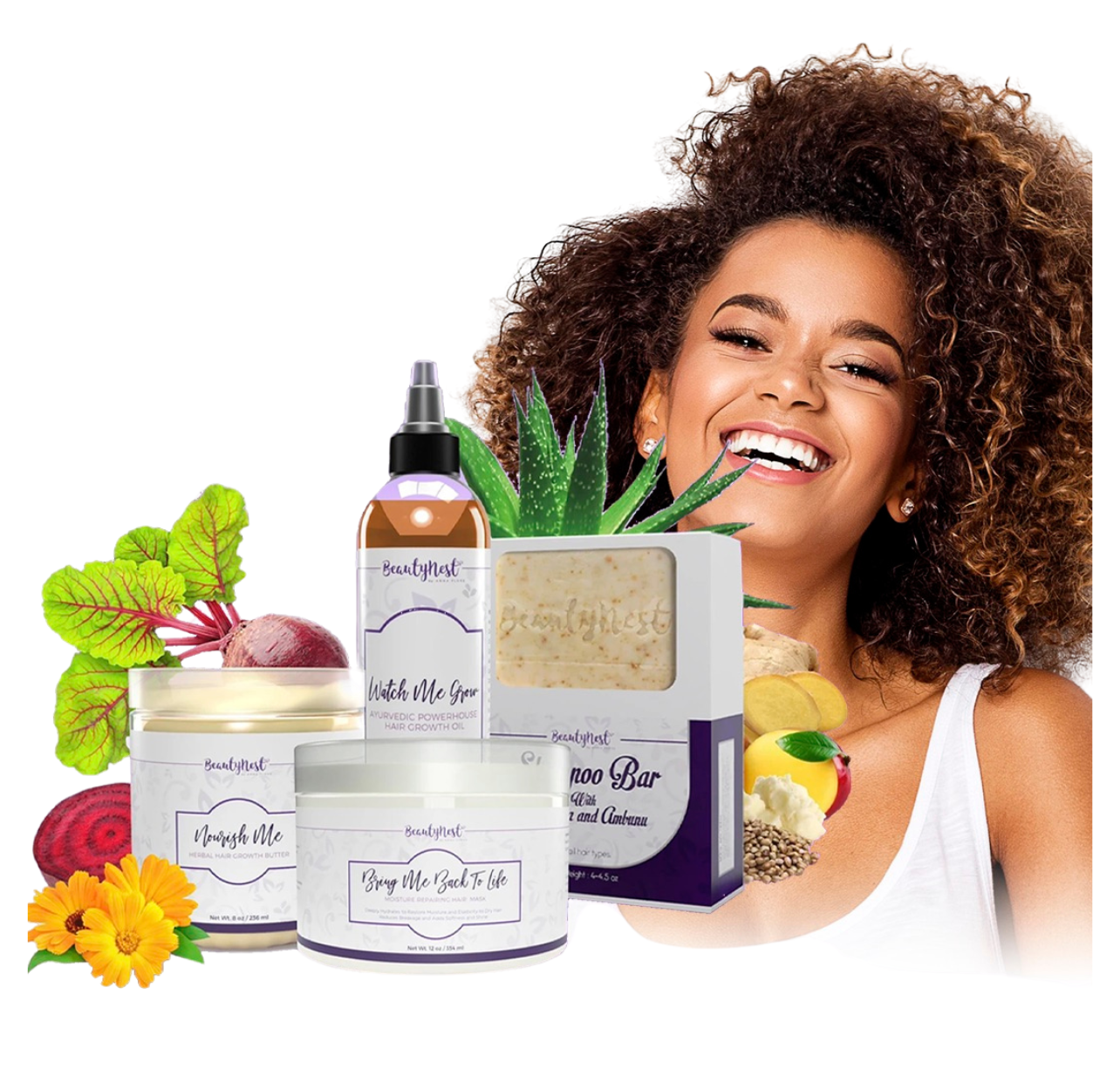 Hydrating and Nourishing Hair System for Dry Hair